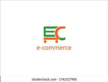 Ecommerce Online Shop Logo Vector Stock Vector (Royalty Free ...