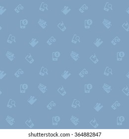 Ecommerce online shopping seamless pattern