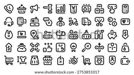 Ecommerce Online Shopping Store Icon