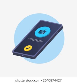 E-commerce order fulfillment strategy simplifies packing. Shipping and inventory tasks to boost efficiency and reduce errors in scalable ecommerce order fulfillment solutions vector illustration