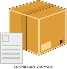 Ecommerce Order Not Checked Shipping Box Icon