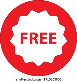 E-commerce. Outline web icon.red Color mark. Sign for the shop.