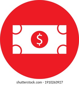 E-commerce. Outline web icon.red Color mark. Sign for the shop.