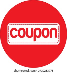 E-commerce. Outline web icon.red Color mark. Sign for the shop.