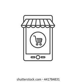 E-commerce, pay online and online shopping concept