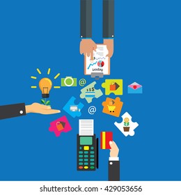  eCommerce payment online, concepts for Payment