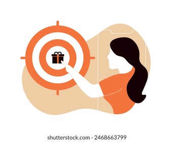 E-commerce Personalization - uses real-time data to offer relevant experiences across channels to increase customer loyalty. AI-driven ecommerce personalization tools vector illustration with icons