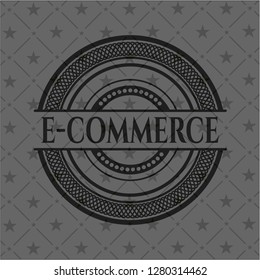 e-commerce retro style black emblem