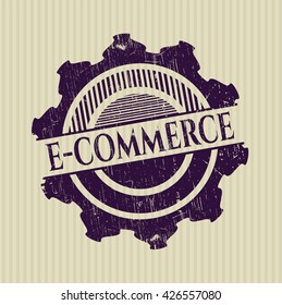 e-commerce rubber grunge seal