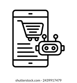 Icono de venta de comercio electrónico en vector. Logotipo

