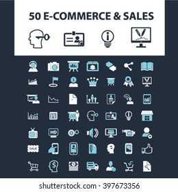 iconos de comercio electrónico y ventas
