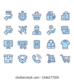 E-commerce service icons for your store's