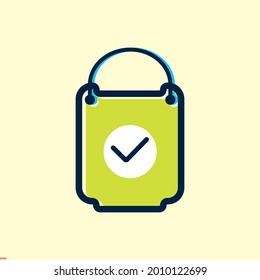 Ecommerce Shopping Bag Logo for Business and Company