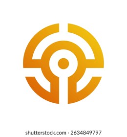 E-Commerce-Einkaufstasche Logo: Online-Retail-Vektordesign