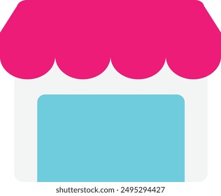 Ecommerce Shopping Cart Icon Vector Flat Illustration