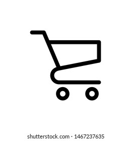 Ecommerce. Shopping chart icon. sign design