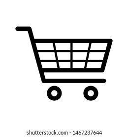 Ecommerce. Shopping chart icon. sign design