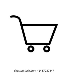 Ecommerce. Shopping chart icon. sign design