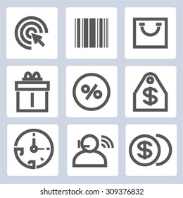 ecommerce and shopping icons 