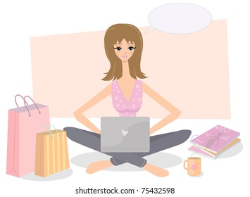 E-commerce. Shopping online.