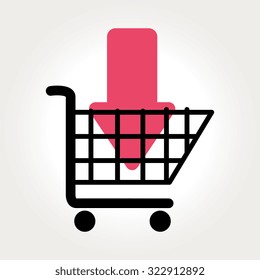 e-commerce shopping online design, vector illustration eps10 graphic 