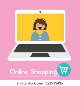 e-commerce shopping online design, vector illustration eps10 graphic 