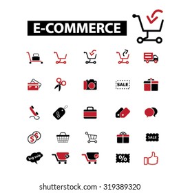e-commerce, shopping, retail icons