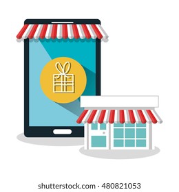 e-commerce smartphone shop online design