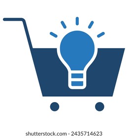 E-commerce Solutions icon line vector illustration