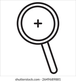 Vector de contorno de icono de stock de comercio electrónico