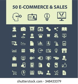 e-commerce, store, shopping, retail, sales  icons, signs vector concept set for infographics, mobile, website, application