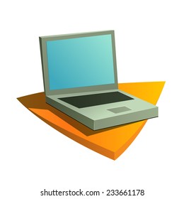 Ecommerce Teaser Laptop On White Background