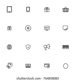 E-commerce vector collection icon set