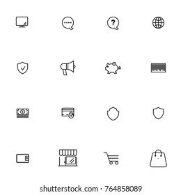 E-commerce vector collection icon set