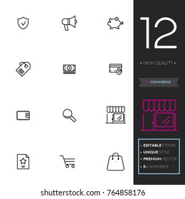 E-commerce vector collection icon set