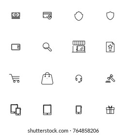 E-commerce vector collection icon set
