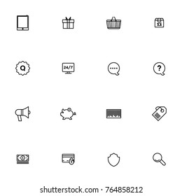 E-commerce vector collection icon set