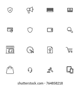 E-commerce vector collection icon set
