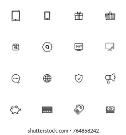 E-commerce vector collection icon set