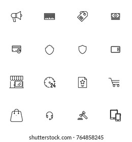 E-commerce vector collection icon set