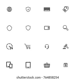 E-commerce vector collection icon set