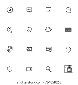 E-commerce vector collection icon set