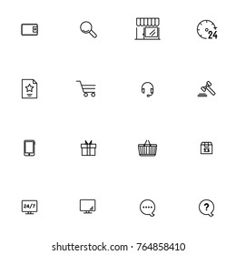 E-commerce vector collection icon set