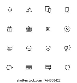 E-commerce vector collection icon set