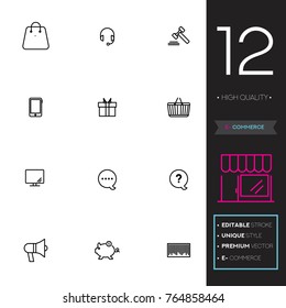 E-commerce vector collection icon set