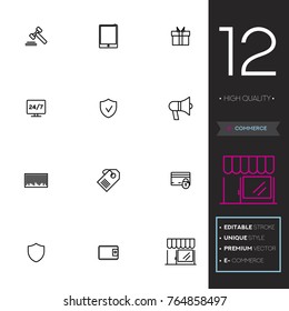 E-commerce vector collection icon set