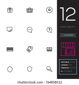 E-commerce vector collection icon set