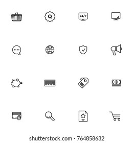 E-commerce vector collection icon set