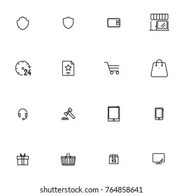 E-commerce vector collection icon set