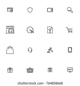 E-commerce vector collection icon set